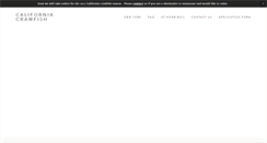 Desktop Screenshot of californiacrawfish.com